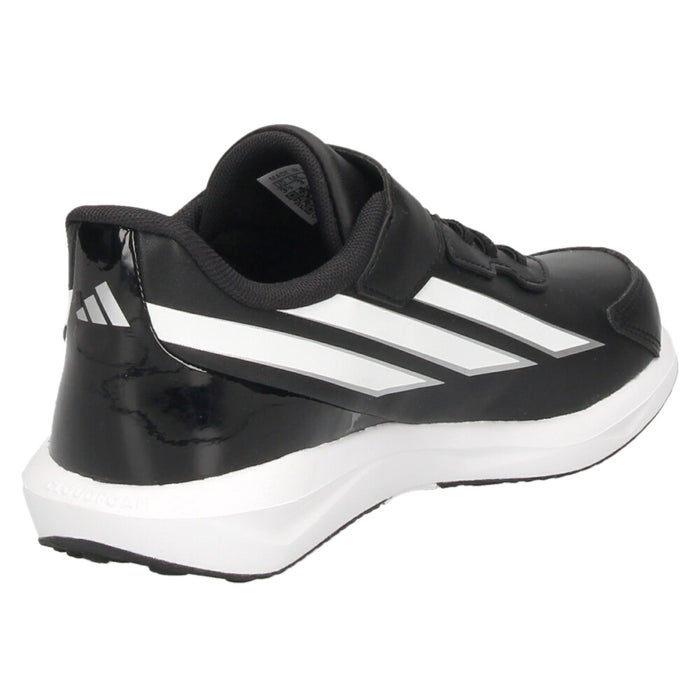 adidas アディダス スニーカー ファイト キッズ FAITO FB EL K キッズ ジュニア 子供 靴 KI6777 ランニングシューズ 合成皮革 軽量 ベルクロ ゴム紐 通園 通学 黒 ブラック 