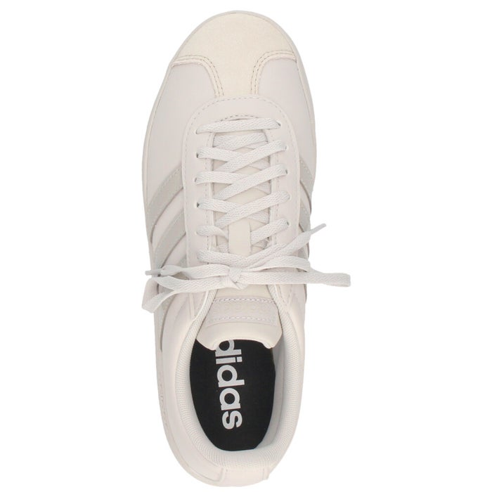 アディダス スニーカー レディース VL コートベース W adidas VL COURT BASE W KH9497 白 ローカット 靴 通勤 通学