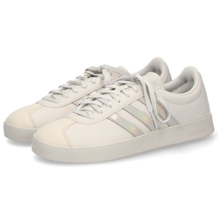 アディダス スニーカー レディース VL コートベース W adidas VL COURT BASE W KH9497 白 ローカット 靴 通勤 通学