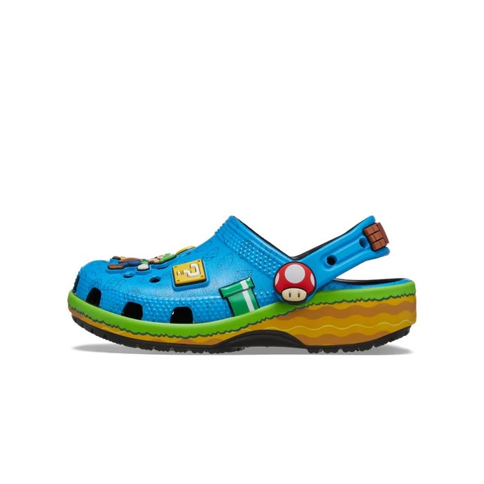 クロックス サンダル キッズ 軽量 通気性 ストラップ スーパーマリオ クラシック クロッグ CROCS MARIO CORE CLOG K 212139