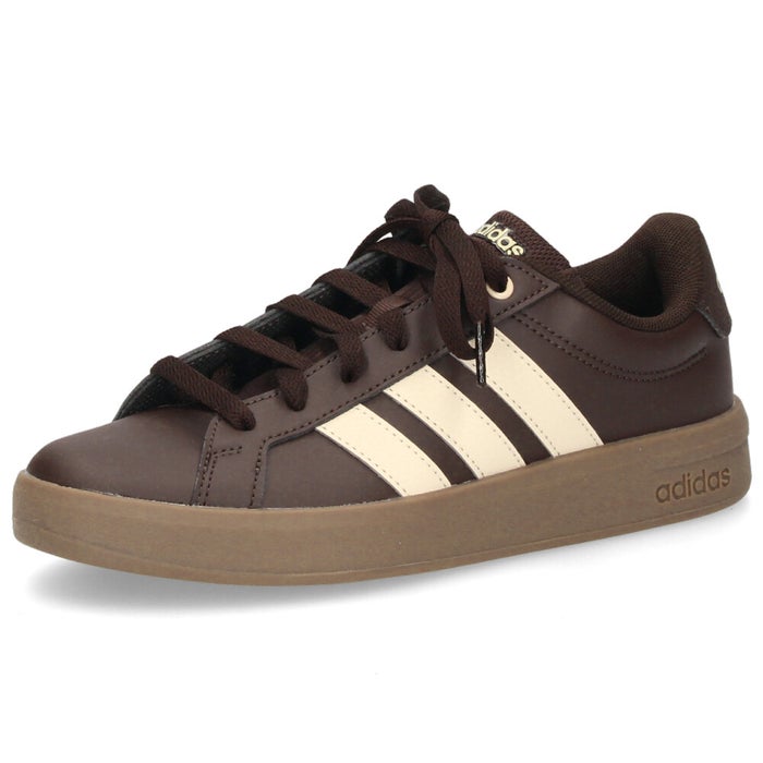 アディダス スニーカー レディース メンズ グランドコート ベース 3.0 U adidas GRAND COURT BASE KK4822 KK4825 ローカット 靴 茶色