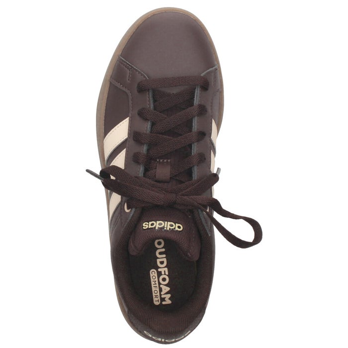 アディダス スニーカー レディース メンズ グランドコート ベース 3.0 U adidas GRAND COURT BASE KK4822 KK4825 ローカット 靴 茶色