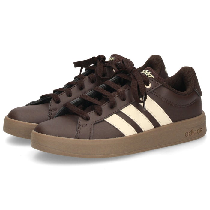 アディダス スニーカー レディース メンズ グランドコート ベース 3.0 U adidas GRAND COURT BASE KK4822 KK4825 ローカット 靴 茶色