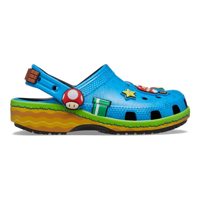 クロックス キッズ マリオ コラボ サンダル crocs トドラー スーパーマリオ コア クラシック クロッグ 子供 男の子 女の子 キャラクター 212140