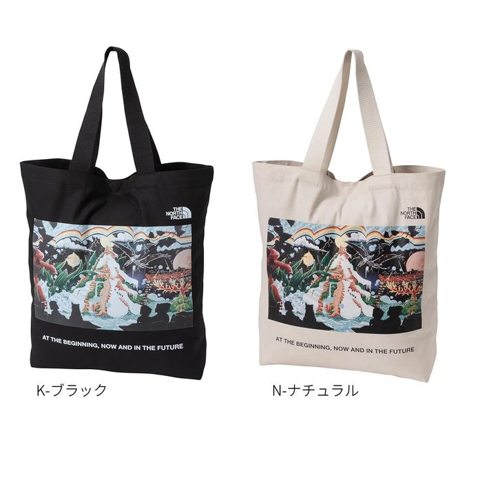 ノースフェイス トートバッグ メンズ レディース バッグ 60th グラフィック コットン トート NM72672 60周年記念 オーガニックコットン THE NORTH FACE