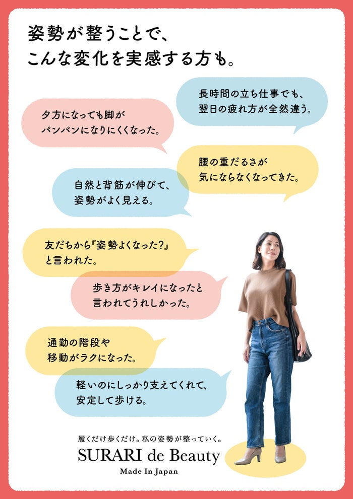 整体パンプス 幅広 ローヒール 4E 日本製 整体師監修 リカバリーパンプス パンプス スラリ デ ビューティー ビジネス SURARI de Beauty Parade  200 ブラック 黒 ベージュ