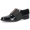 TEMPERATE テンパレイト BAKER FIT ベイカー フィット レインシューズ レディース 完全防水 2cmヒール オックスフォードタイプ 歩きやすい 滑りにくい 光沢感 ゴムベルト