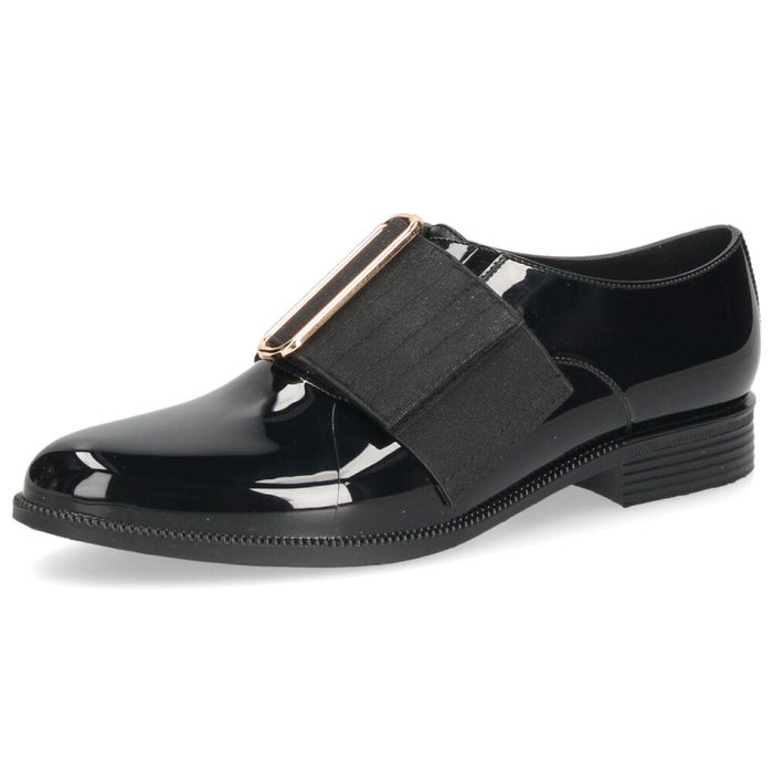 TEMPERATE テンパレイト BAKER FIT ベイカー フィット レインシューズ レディース 完全防水 2cmヒール オックスフォードタイプ 歩きやすい 滑りにくい 光沢感 ゴムベルト