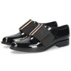 TEMPERATE テンパレイト BAKER FIT ベイカー フィット レインシューズ レディース 完全防水 2cmヒール オックスフォードタイプ 歩きやすい 滑りにくい 光沢感 ゴムベルト