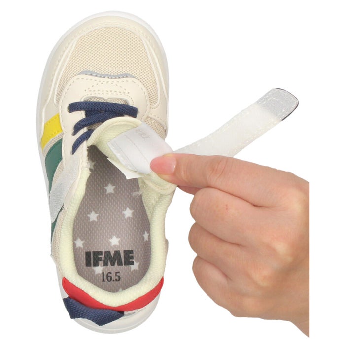 イフミー スニーカー 男の子 女の子 キッズ 子供靴 ベーシック 3E 幅広 ベルクロ 面ファスナー IFME LIGHT 6803 6806 通園 通学
