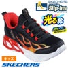 スケッチャーズ 光る靴 男の子 スリップインズ キッズ スニーカー スリッポン SKECHERS Slip-ins Sライツ サーモ フラッシュ 2.0 ヒートブリスク ノーマル幅 炎 403898L
