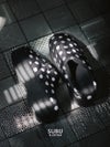 スブ プラットフォーム サンダル 厚底 レディース SUBU PLATFORM ドット ブラック シルバー 正規品 冬用サンダル ルームシューズ 外履き 2026 秋冬 スリッポン 履きやすい 痛くない 防寒
