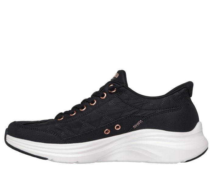 スケッチャーズ スリップインズ レディース スニーカー 靴 コンツアーフォーム - コージーフィット ゴールデン アワー SKECHERS Slip-ins 150413 ノーマル幅 ハンズフリー 軽量 スリッポン ゴム紐 キルティング