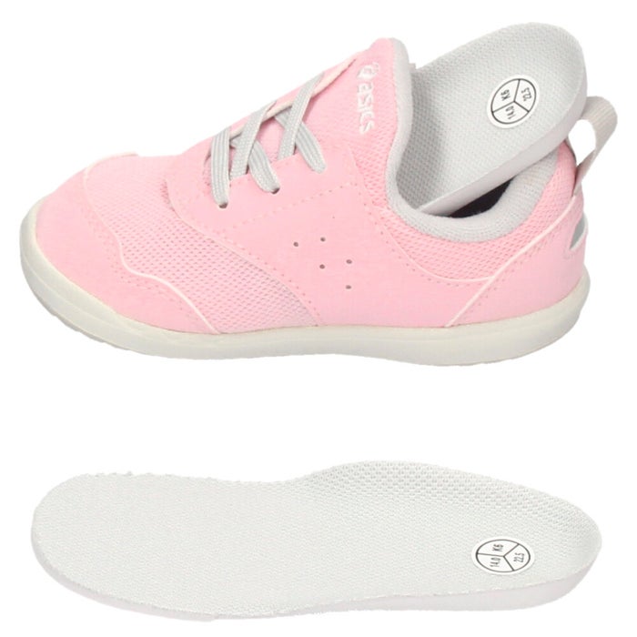 アシックスキッズ スクスク ベビー キッズ 男の子 女の子 子供靴 赤ちゃん 靴 通園 ASICS KIDS SUKU2 MYSELBABY2 1144A445 黒 ブラック ピンク