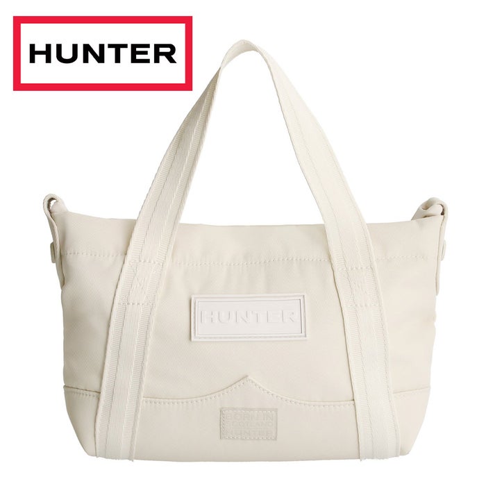 ハンター HUNTER トートバッグ ショルダーバッグ 2WAY ナイロン ミニ トップクリップ トート ボーン イン スコットランド 軽量 耐水UBS5552KBM ホワイト