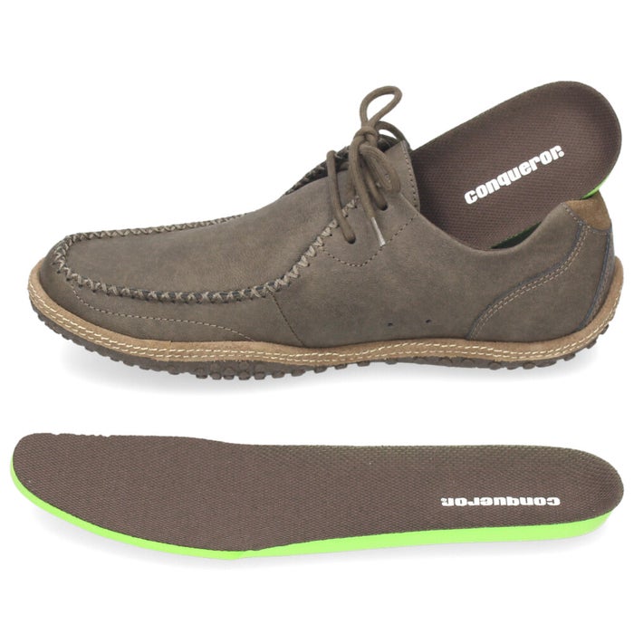 コンカラー シューズ ホライゾン メンズ 靴 スニーカー カジュアルシューズ スエード グレー ネイビー Conqueror Shoes HORIZON 50485 50385