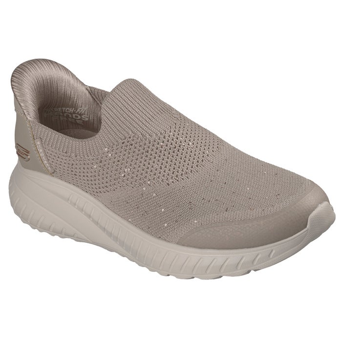 スケッチャーズ スリップインズ レディース スニーカー スリッポン ボブス スクワッド カオス サトル スパークル SKECHERS Slip-ins 立ったまま履ける 手を使わずに履ける ハンズフリー 靴 ノーマル幅 117252