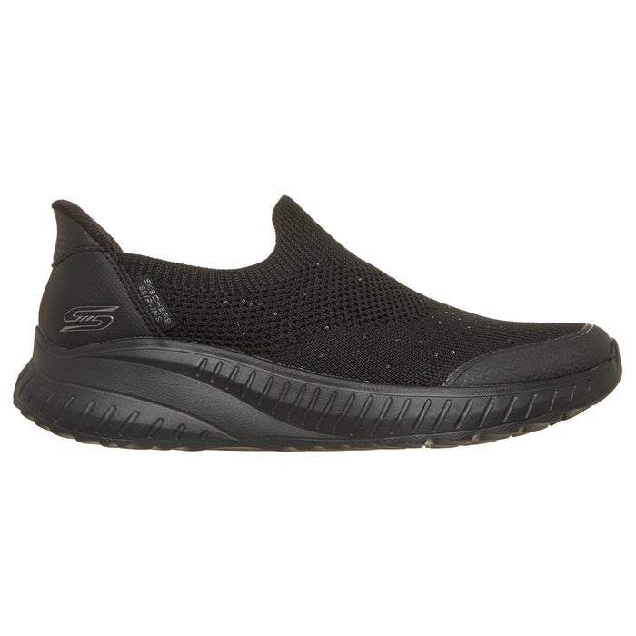 スケッチャーズ スリップインズ レディース スニーカー スリッポン ボブス スクワッド カオス サトル スパークル SKECHERS Slip-ins 立ったまま履ける 手を使わずに履ける ハンズフリー 靴 ノーマル幅 117252