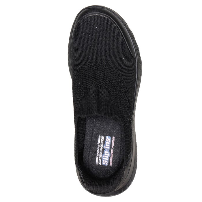 スケッチャーズ スリップインズ レディース スニーカー スリッポン ボブス スクワッド カオス サトル スパークル SKECHERS Slip-ins 立ったまま履ける 手を使わずに履ける ハンズフリー 靴 ノーマル幅 117252