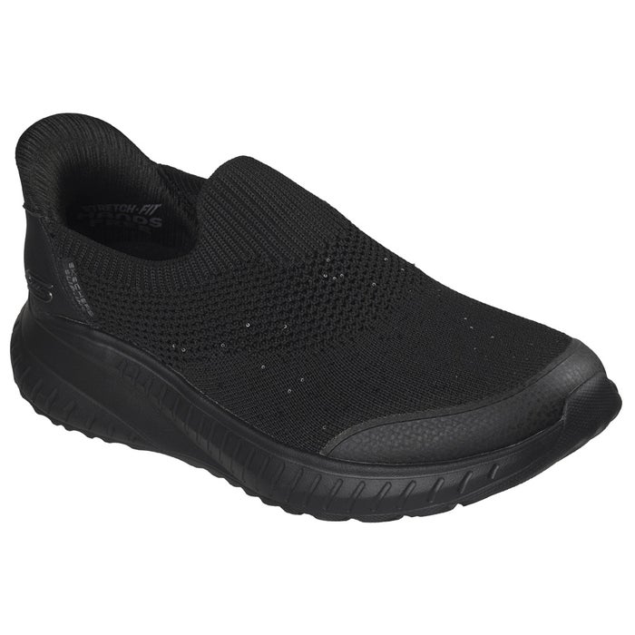 スケッチャーズ スリップインズ レディース スニーカー スリッポン ボブス スクワッド カオス サトル スパークル SKECHERS Slip-ins 立ったまま履ける 手を使わずに履ける ハンズフリー 靴 ノーマル幅 117252