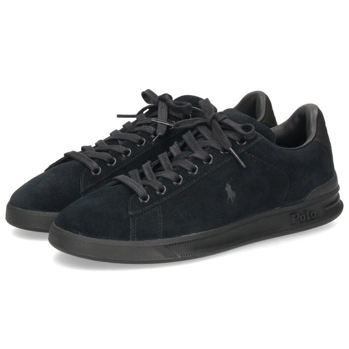 ポロ ラルフローレン スニーカー メンズ 靴 ローカット レザー ヘリテージコート３ POLO RALPH LAUREN HERITAGE COURT3 ブラック ブラウン