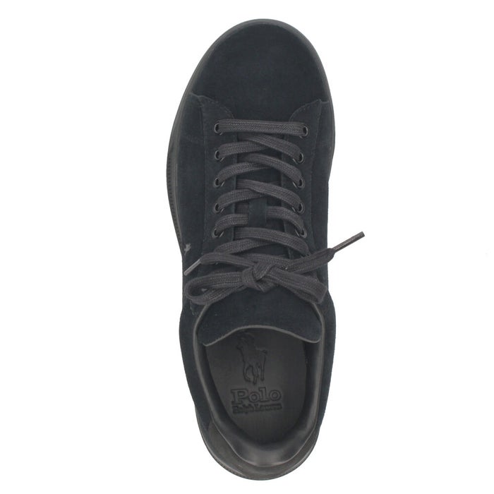 ポロ ラルフローレン スニーカー メンズ 靴 ローカット レザー ヘリテージコート３ POLO RALPH LAUREN HERITAGE COURT3 ブラック ブラウン