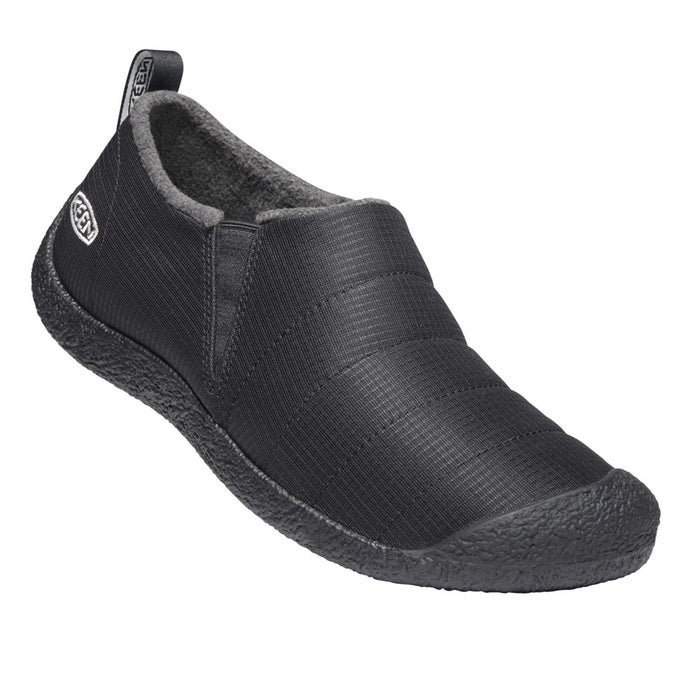 KEEN キーン メンズ スリッポン HOWSER II ハウザー ツー 1023997 リラックスシューズ スニーカー サイドゴア フリース 暖かい アウトドア デイリー ブラック