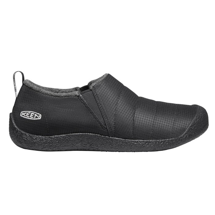 KEEN キーン メンズ スリッポン HOWSER II ハウザー ツー 1023997 リラックスシューズ スニーカー サイドゴア フリース 暖かい アウトドア デイリー ブラック