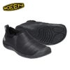 KEEN キーン レディース スリッポン HOWSER II ハウザー ツー 1023981 リラックスシューズ スニーカー サイドゴア フリース 暖かい アウトドア デイリー ブラック
