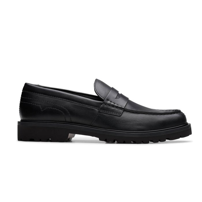クラークス メンズ ローファー 本革 ブラック レザー 軽量 クラシック ベーシック EXTRALIGHT ペニーローファー Clarks Berwick Lo 26183727