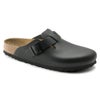 ビルケンシュトック ボストン サンダル クロッグ メンズ 0060191 BIRKENSTOCK Boston ナチュラルレザー 本革 レギュラー幅 黒 ブラック カジュアル シンプル