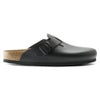 ビルケンシュトック ボストン サンダル クロッグ メンズ 0060191 BIRKENSTOCK Boston ナチュラルレザー 本革 レギュラー幅 黒 ブラック カジュアル シンプル