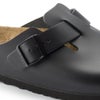 ビルケンシュトック ボストン サンダル クロッグ メンズ 0060191 BIRKENSTOCK Boston ナチュラルレザー 本革 レギュラー幅 黒 ブラック カジュアル シンプル