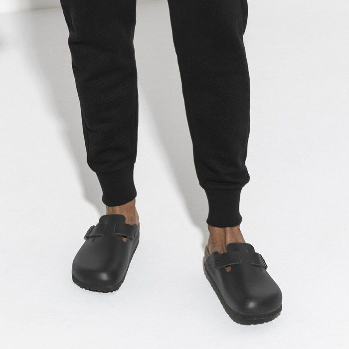 ビルケンシュトック ボストン サンダル クロッグ メンズ 0060191 BIRKENSTOCK Boston ナチュラルレザー 本革 レギュラー幅 黒 ブラック カジュアル シンプル