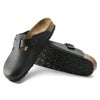 ビルケンシュトック ボストン サンダル クロッグ メンズ 0060191 BIRKENSTOCK Boston ナチュラルレザー 本革 レギュラー幅 黒 ブラック カジュアル シンプル