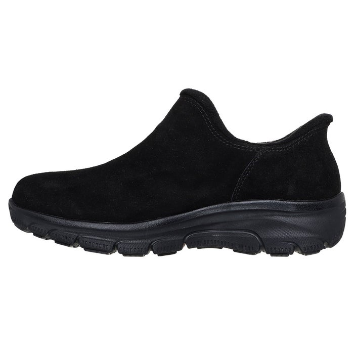 スケッチャーズ スリップインズ レディース 防水 ウォータープルーフ イージー ゴーイング ウィンター ウィンド SKECHERS Slip-ins ブーツ レザー スエード ハンズフリー ノーマル幅 169158
