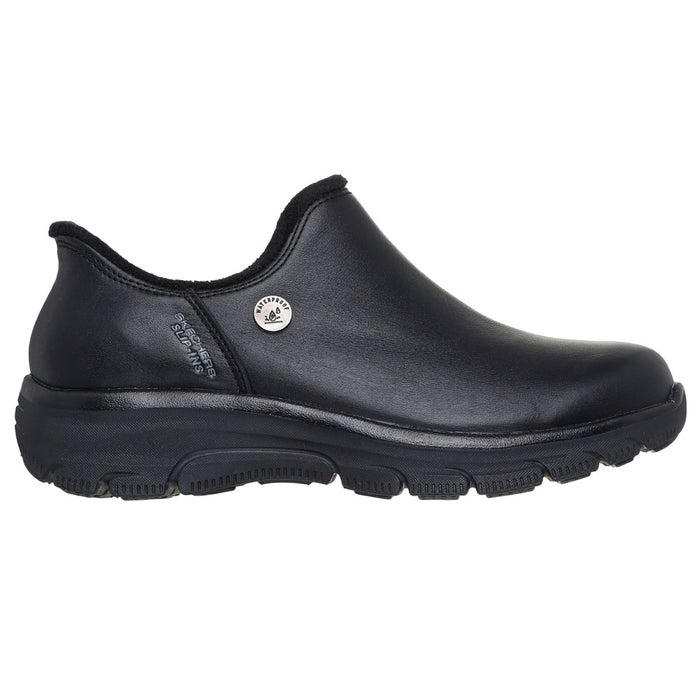 スケッチャーズ スリップインズ レディース 防水 ウォータープルーフ イージー ゴーイング ウィンター ウィンド SKECHERS Slip-ins ブーツ レザー スエード ハンズフリー ノーマル幅 169158