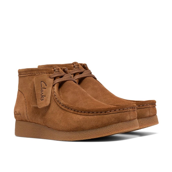 クラークス ブーツ レディース ワラビー エヴォ ブーツ 靴 モカシン ショートブーツ スエード Clarks 26329302 Wallabee EVO BT