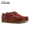 クラークス ワラビー エヴォ レディース モカシン スエード カジュアルシューズ 靴 Clarks 26329301 WallabeeEVOSh 紐靴 軽量ソール マルーン