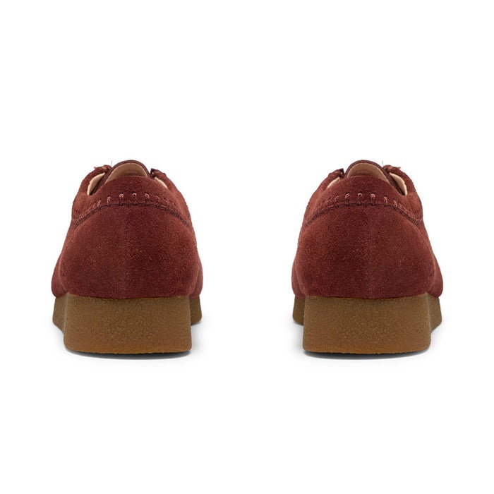 クラークス ワラビー エヴォ レディース モカシン スエード カジュアルシューズ 靴 Clarks 26329301 WallabeeEVOSh 紐靴 軽量ソール マルーン