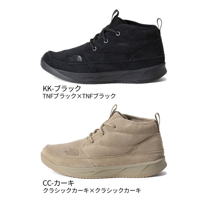 ノースフェイス ヌプシ チャッカ ウォータープルーフ 2 スエード NF52682 レディース ブーツ 防水 防寒 ショートブーツ 冬 靴 THE NORTH FACE