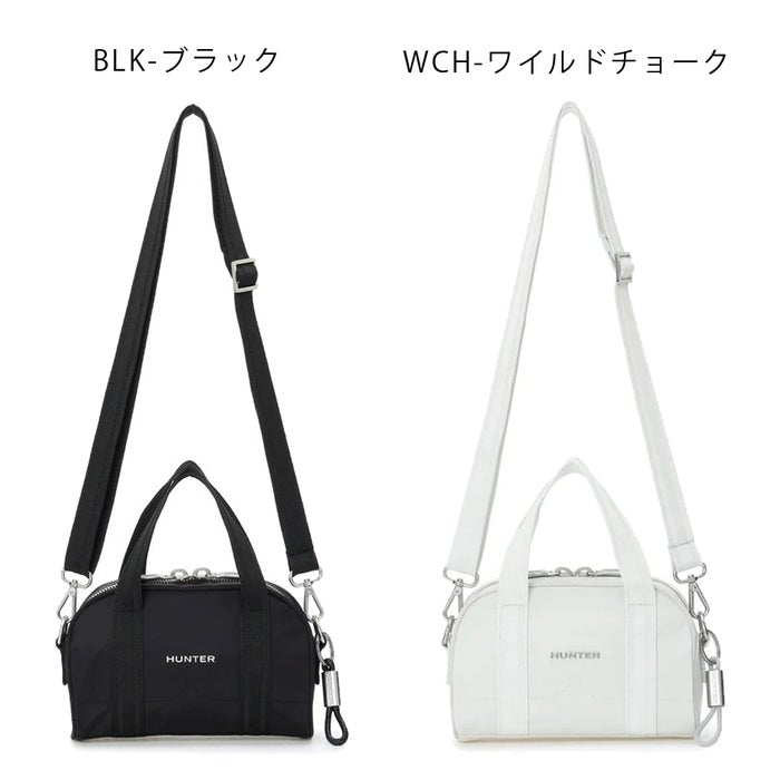 ハンター ショルダーバック レディース 耐水 ２WAY ハンドバック プレミアム ナイロン タイニー バレルバッグ HUNTER 5527