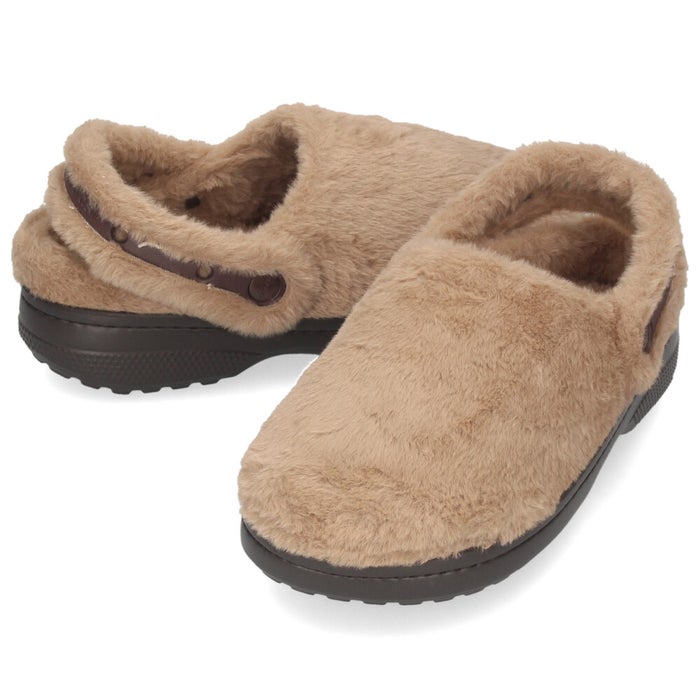 クロックス サンダル レディース クラシック アンファーゲッタブル クロッグ ファー ボア 冬用 冬サンダル crocs 211116 001 2JJ