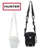 ハンター ショルダーバック ポーチ 耐水 ミニバック スマートフォン プレミアム ナイロン フォンポーチ サブバック HUNTER 5528 黒 白