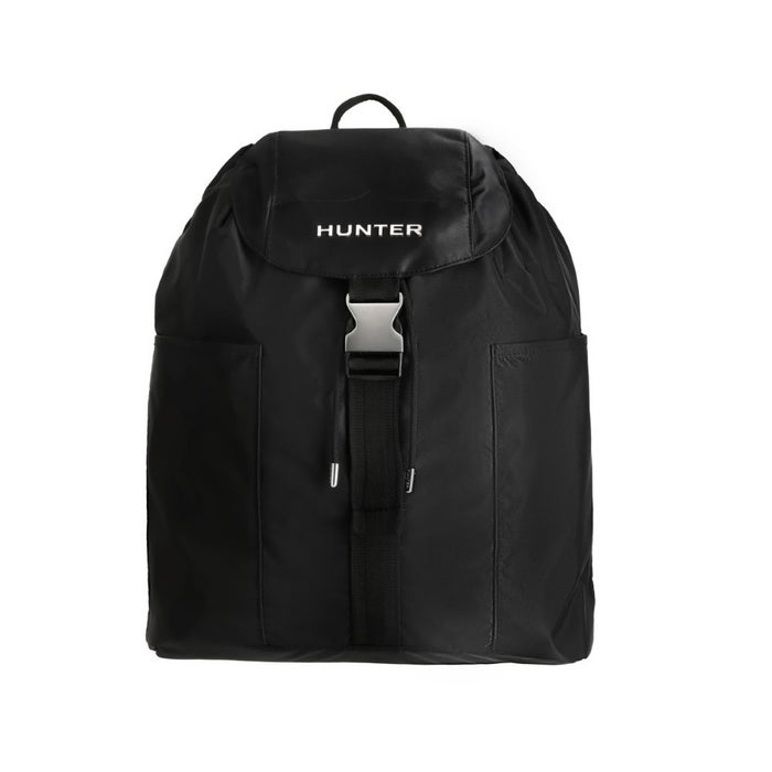 ハンター リュック レディース メンズ プレミアム ナイロン バックパック スタイリッシュ シンプル 耐水 A4 PC収納 ブラック 黒 UBB5516NYL HUNTER