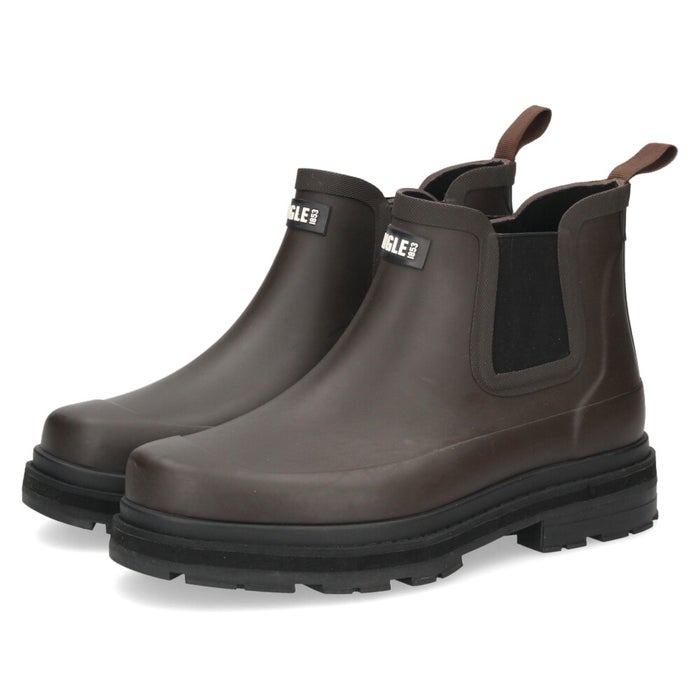 AIGLE エーグル メンズ  SOFT RAIN M2 ソフトレイン2 ラバーブーツ レインブーツ 防水 長靴 サイドゴア ショートブーツ ローカット ZZHNC95