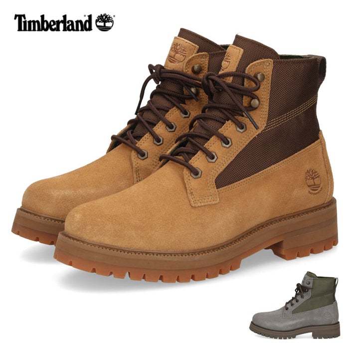 ティンバーランド メンズ ブリットン ドライブ ミッド ウォータープルーフ ブーツ レースアップ レザー 防水 Timberland BRITTON DRIVE TB0A2H58ES4 TB0A2H58EEP