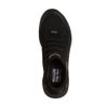スケッチャーズ スリップインズ スリッポン スニーカー レディース 靴 ボブス ゴム紐 ノーマル幅 SKECHERS Slip-ins BOBS Squad 4 117743 ハンズフリー 立ったまま履ける 手を使わずに履ける ブラック 黒