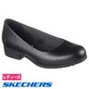 スケッチャーズ レディース ワークシューズ ナウリア パンプス 108322 SKECHERS Naulia 防滑 滑りにくい メモリーフォーム クッション 靴 ブラック 黒 仕事用 立ち仕事