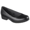 スケッチャーズ レディース ワークシューズ ナウリア パンプス 108322 SKECHERS Naulia 防滑 滑りにくい メモリーフォーム クッション 靴 ブラック 黒 仕事用 立ち仕事